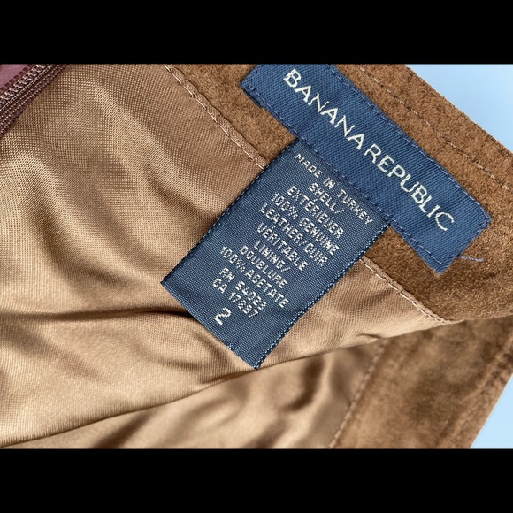 Banana Republic suede skirt, size 2 - Picture 6 of 12